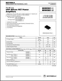 MHW2821-2 Datasheet