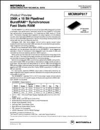 MCM69P817ZP3-5 Datasheet