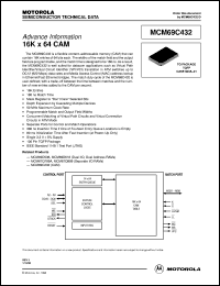 MCM69C432TQ20 Datasheet