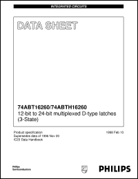74ABTH16260DGG Datasheet