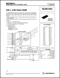 MCM6709AJ12 Datasheet