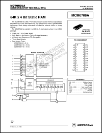 MCM6708AJ12 Datasheet