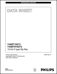 74ABTH16273DL Datasheet