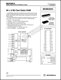 MCM6265CJ12R2 Datasheet