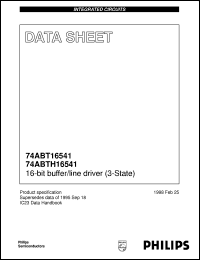 74ABT16541DL Datasheet