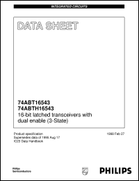 74ABT16543DL Datasheet