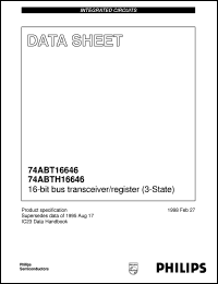 74ABT16646DL Datasheet