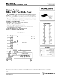 MCM6206BBEJ12 Datasheet