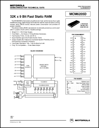 MCM6205DJ15R2 Datasheet