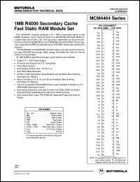 MCM44D64BSG17 Datasheet