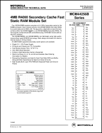 MCM44C256BSG15 Datasheet