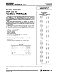 MCM32515SG25 Datasheet