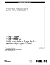 74ABTH16821ADL Datasheet