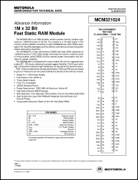 MCM321024SG25 Datasheet