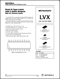 MC74LVX373M Datasheet