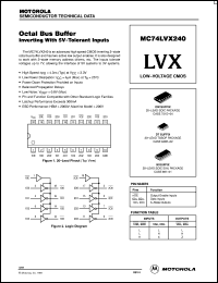 MC74LVX240DT Datasheet