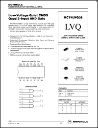 MC74LVQ08SD Datasheet