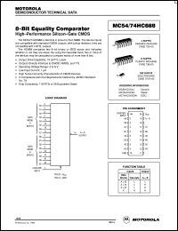 MC74HC688N Datasheet