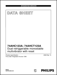74AHCT123A Datasheet