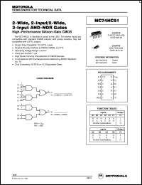 MC74HC51D Datasheet