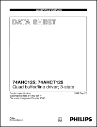 74AHCT125D Datasheet