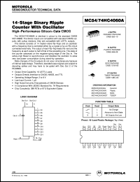MC74HC4060AD Datasheet