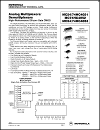 MC74HC4052DW Datasheet