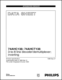 74AHCT138 Datasheet