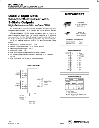 MC74HC257D Datasheet