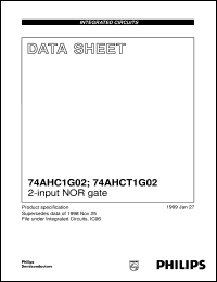 74AHC1G02GW Datasheet