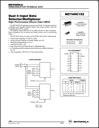MC54HC153D Datasheet