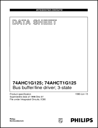 74AHCT1G125 Datasheet