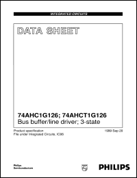 74AHCT1G126 Datasheet