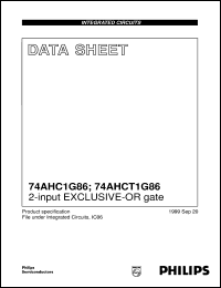 74AHCT1G86 Datasheet