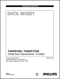 74AHCT245DB Datasheet