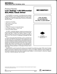 MC100EP221 Datasheet