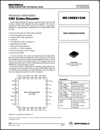 MC100SX1230 Datasheet