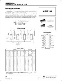 MC10154L Datasheet