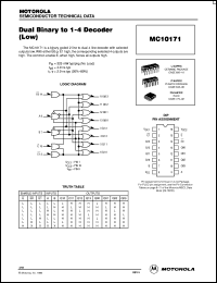 MC10171P Datasheet
