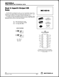 MC10210P Datasheet