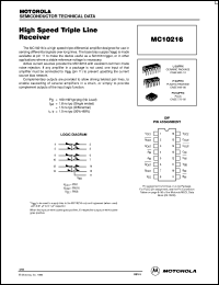 MC10216P Datasheet