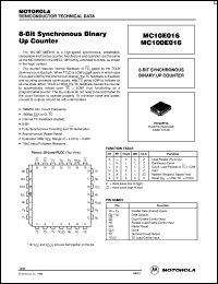 MC10E016FN Datasheet