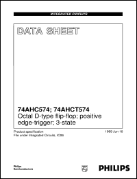 74AHCT574 Datasheet