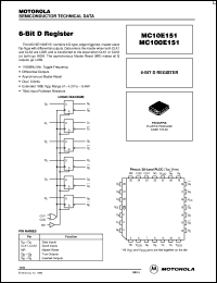 MC100E151FN Datasheet