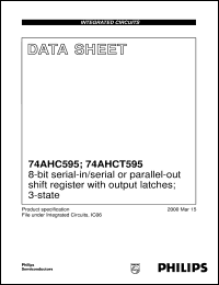 74AHCT595 Datasheet