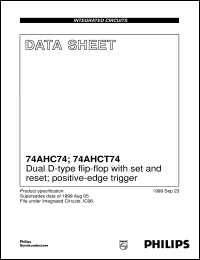 74AHCT74 Datasheet