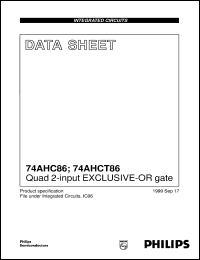 74AHCT86 Datasheet