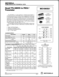 MC10H351L Datasheet
