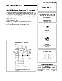 MC12018P Datasheet