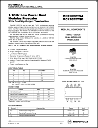 MC12022TSBD Datasheet